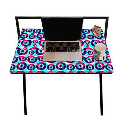 Foldable Study Table for Computer Desk Work From Home -  Evil Eye Protector Nutcase