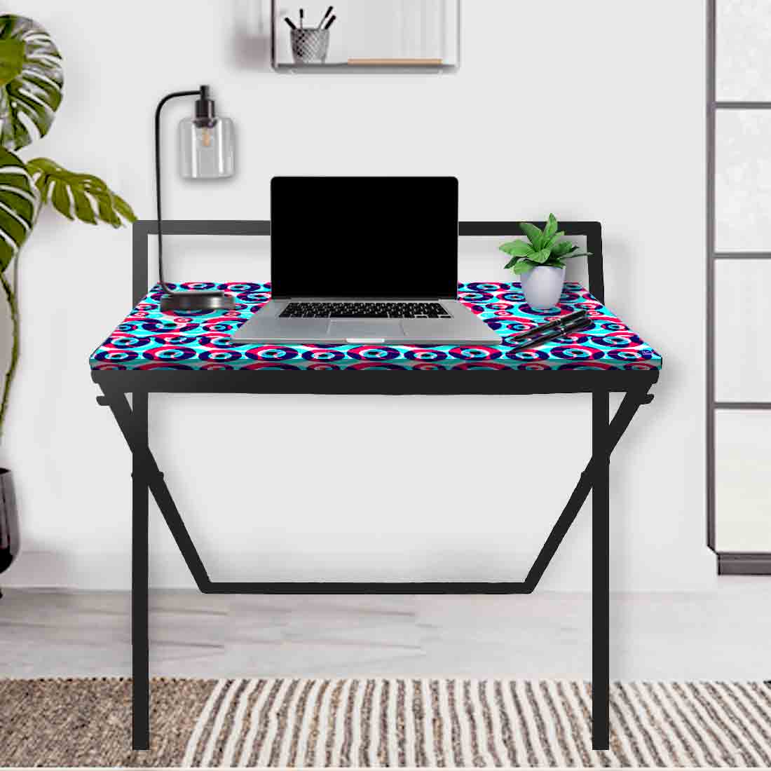 Portable folding computer store desk laptop table