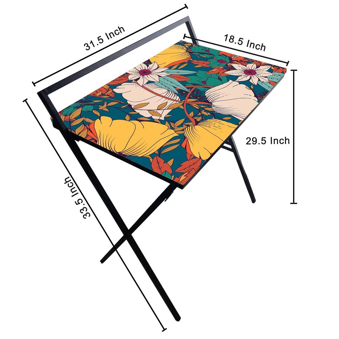 Foldable Working Table for Home Bedroom  - Elegance Nutcase