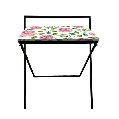 Portable Study Table Foldable Work Desk for Home-Cute Floral Nutcase