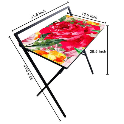 Nutcase Foldable Work Desk Study Writing Table for Home-Bright Floral Nutcase