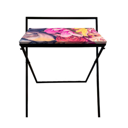 Nutcase Foldable Work Desk Laptop Study Table - Purple Floral Nutcase