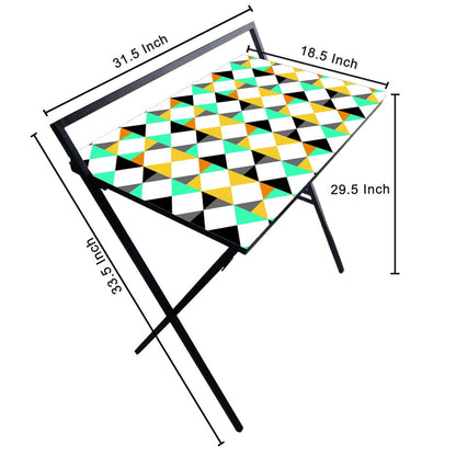 Designer Portable Laptop Table Work Desk for Bedroom Nutcase