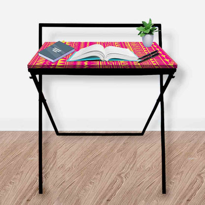 Foldable Small Study Table for WFH Desk - Colorful Nutcase