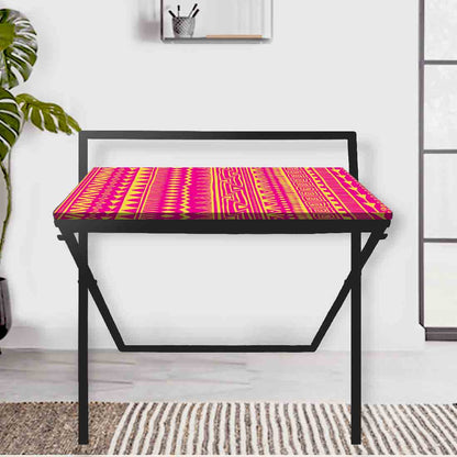 Foldable Small Study Table for WFH Desk - Colorful Nutcase