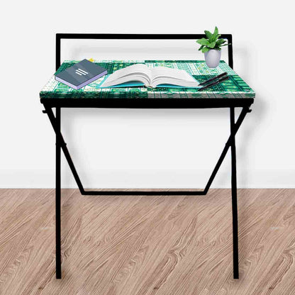 Foldable Small Study Table for WFH Desk - Colorful Nutcase