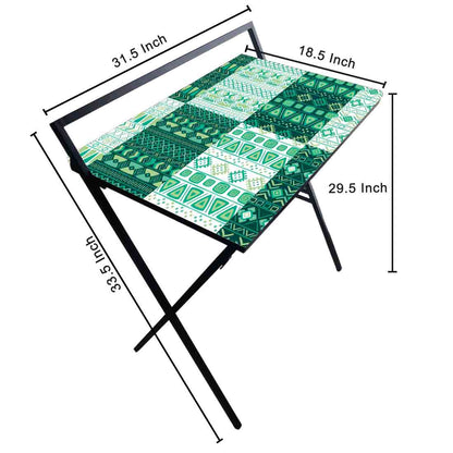 Foldable Small Study Table for WFH Desk - Colorful Nutcase