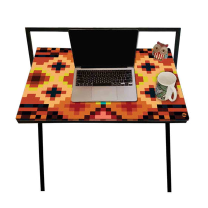 Foldable Small Study Table for WFH Desk - Colorful Nutcase