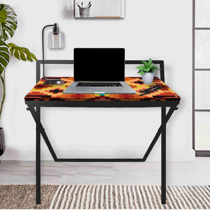 Foldable Small Study Table for WFH Desk - Colorful Nutcase