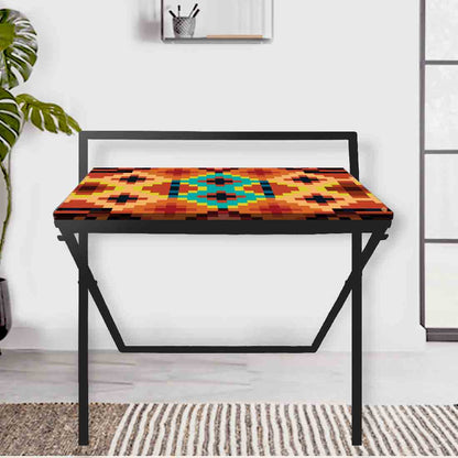 Foldable Small Study Table for WFH Desk - Colorful Nutcase