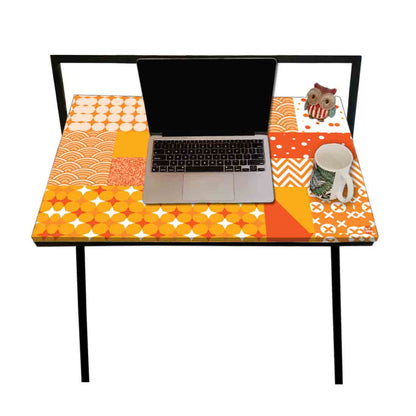 Foldable Small Study Table for WFH Desk - Colorful Nutcase