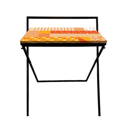 Foldable Small Study Table for WFH Desk - Colorful Nutcase