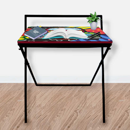 Folding Study Table for Laptop Work Desk - Quirky Designs Nutcase