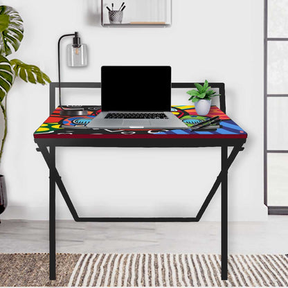 Folding Study Table for Laptop Work Desk - Quirky Designs Nutcase