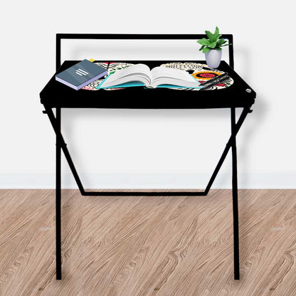 Folding Study Table for Laptop Work Desk - Quirky Designs Nutcase