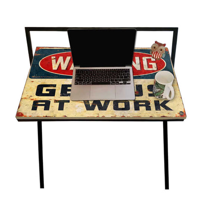 Folding Study Table for Laptop Work Desk - Quirky Designs Nutcase