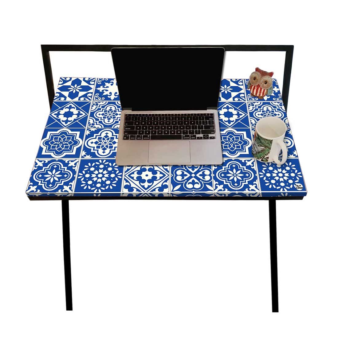 Study Work Foldable Table for WFH Desk- Spanish Nutcase