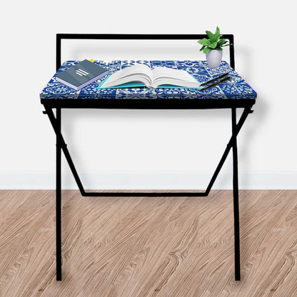 Study Work Foldable Table for WFH Desk- Spanish Nutcase