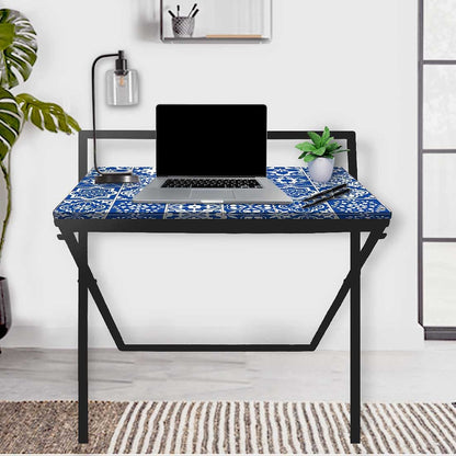 Study Work Foldable Table for WFH Desk- Spanish Nutcase