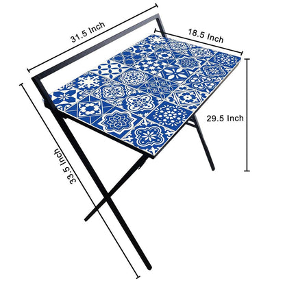 Study Work Foldable Table for WFH Desk- Spanish Nutcase