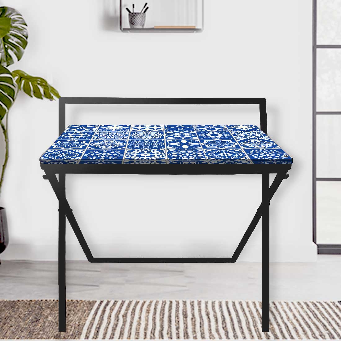 Study Work Foldable Table for WFH Desk- Spanish Nutcase