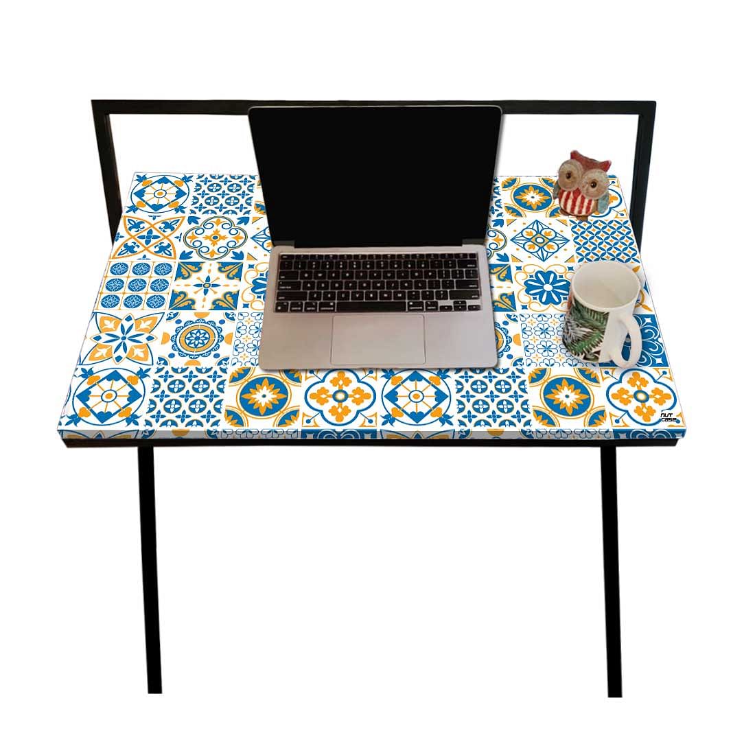 Work from Home Computer Table Study Desk for Bedroom - Spanish Nutcase