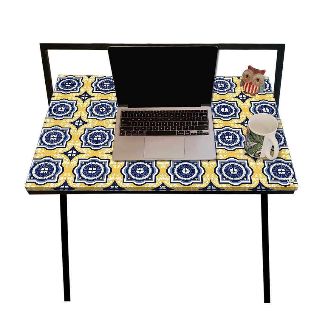 Portable Laptop Table Work for Home Office - Spanish Tiles Nutcase