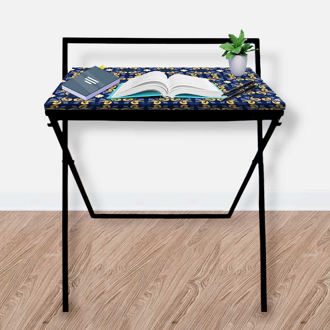 Foldable Study Table for Students Computer Desk - Spanish Nutcase