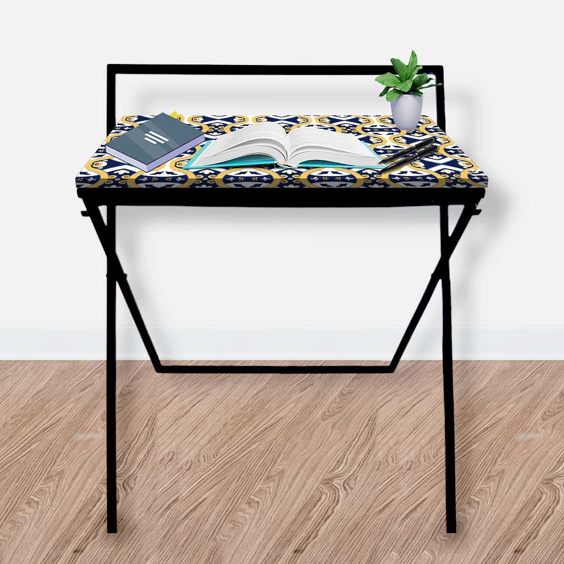 Foldable Study Table for Adults Home Computer Work - Spanish Nutcase