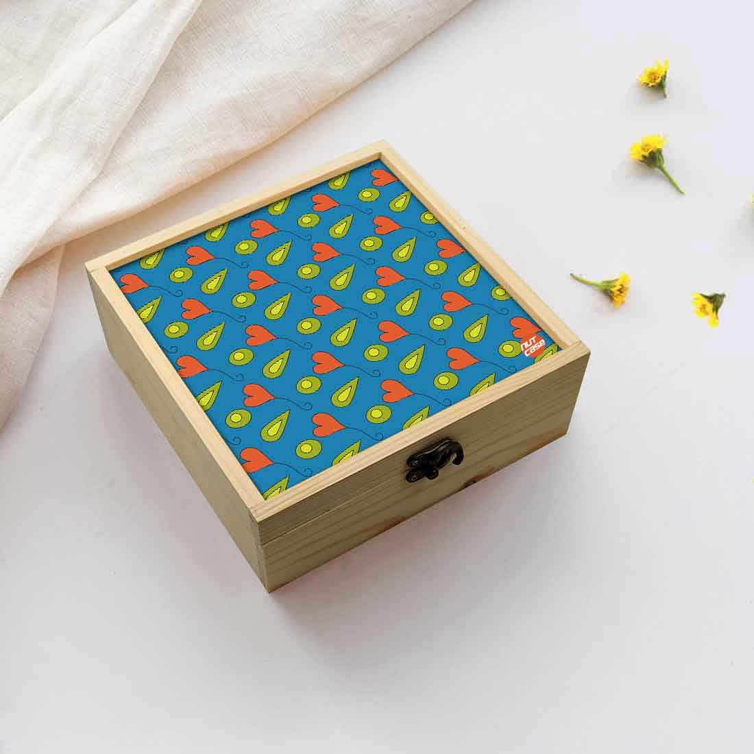 Jewellery Box Wooden Jewelry Organizer -  Shades For Spring Nutcase