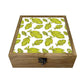 Nutcase Designer Wooden Jewellery Box Organizer  - Unique Gifts -Green Leaf Summer Collection Nutcase