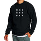 Black Crewneck Sweatshirts for Women Regular Use - Wednesday