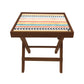 Folding Side Table Bedroom - Teak Wood -Arrow Nutcase
