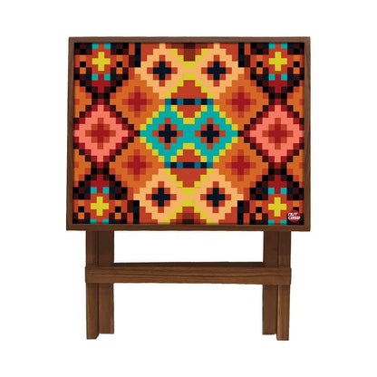 Folding Side Table - Teak Wood - Diamond Designs Nutcase