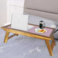Nutcase Folding Laptop Table For Home Bed Lapdesk Breakfast Table Foldable Teak Wooden Study Desk - Dark Purple Pattern Circle Nutcase
