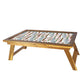 Nutcase Folding Laptop Table For Home Bed Lapdesk Breakfast Table Foldable Teak Wooden Study Desk - Autumn Woods Nutcase