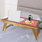 Nutcase Folding Laptop Table For Home Bed Lapdesk Breakfast Table Foldable Teak Wooden Study Desk - Sweet Pink Drops Nutcase