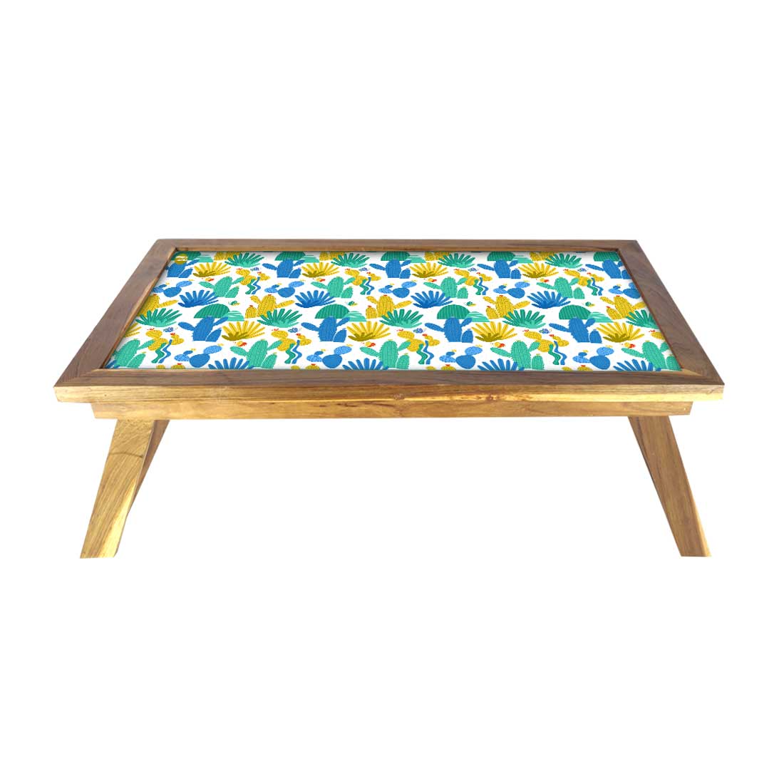 Folding Laptop Table for Home Bed Breakfast Tables Wooden Study Desk - Cactus Nutcase