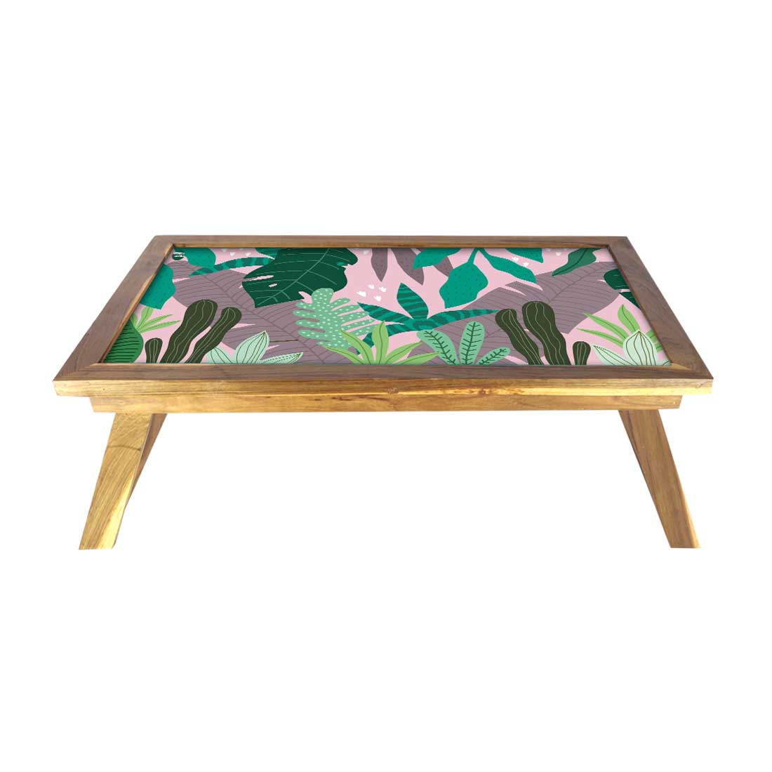 Wooden Designer Laptop Desk for Home Bed Tray Breakfast Table  - Tropical Nutcase