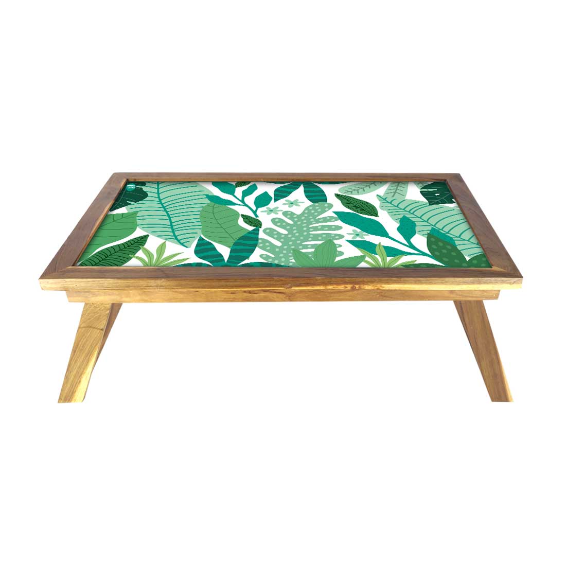 Wooden Folding Laptop Bed Breakfast Table Tray - Tropical Vibes Nutcase