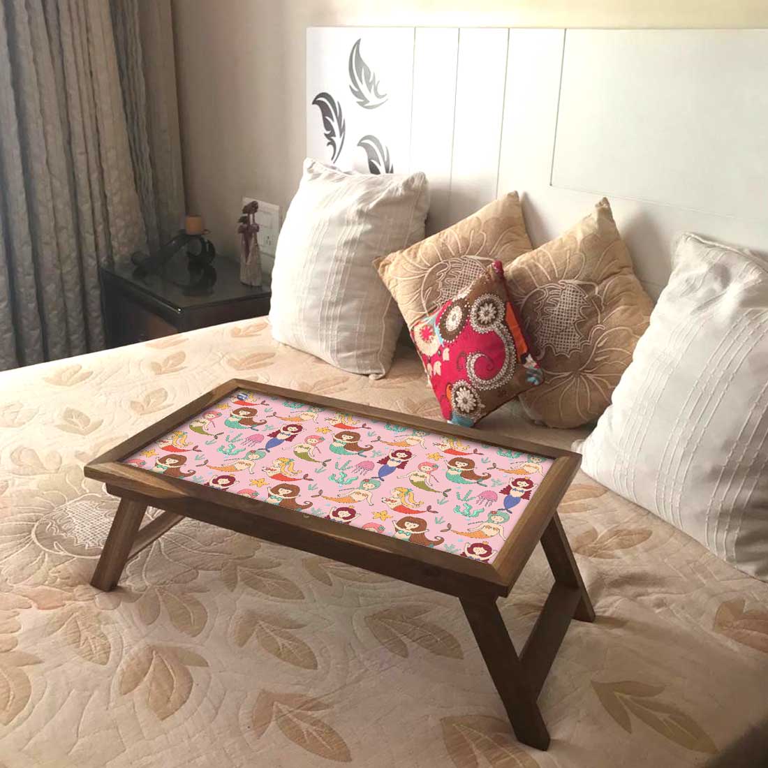 Foldable Lapdesk Bed Trays for Eating Breakfast Tables - Jellyfish Nutcase