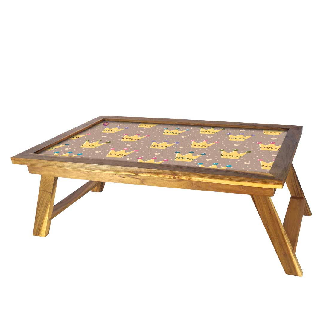 Folding Laptop Table for Bed Breakfast Tables With Legs - Crown Nutcase