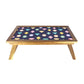 Folding Laptop Table for Home Bed Desk Breakfast Table - Colorful Diamond Nutcase