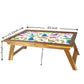 Folding Laptop Table for Home Bed Breakfast Tables Foldable  - Cute Dinosaur Nutcase