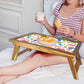 Folding Laptop Table for Home Bed Breakfast Tables Foldable  - Cute Dinosaur Nutcase
