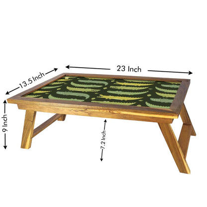 Folding Laptop Breakfast Tables for Home Bedroom Bed Table - Crocodile Nutcase