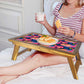 Bed Tray With Folding Legs for Home Breakfast Table - Colorful Pattern Nutcase