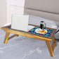 Folding Laptop Desk Wooden Food Tray for Bed Breakfast Table - Multicolor Nutcase