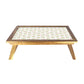 Foldable Bed Tray With Folding Legs for Breakfast Table - Flowers Nutcase
