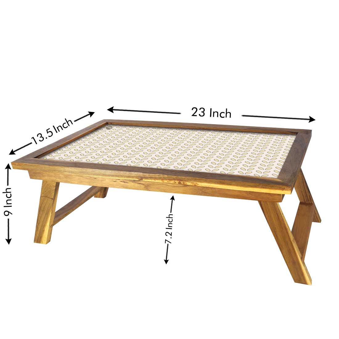 Foldable Best Breakfast in Bed Tray for Study Laptop Desk - Designer Pattern Nutcase